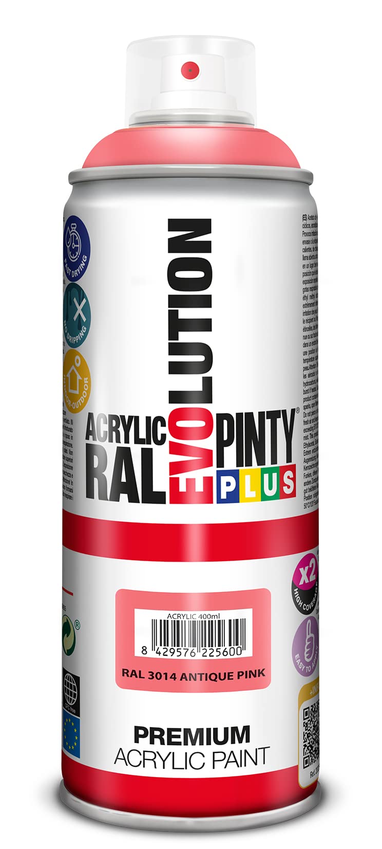 Pinty Plus Pink - Evolution - Gloss - 400Ml - 552 - Antique - Ral 3014