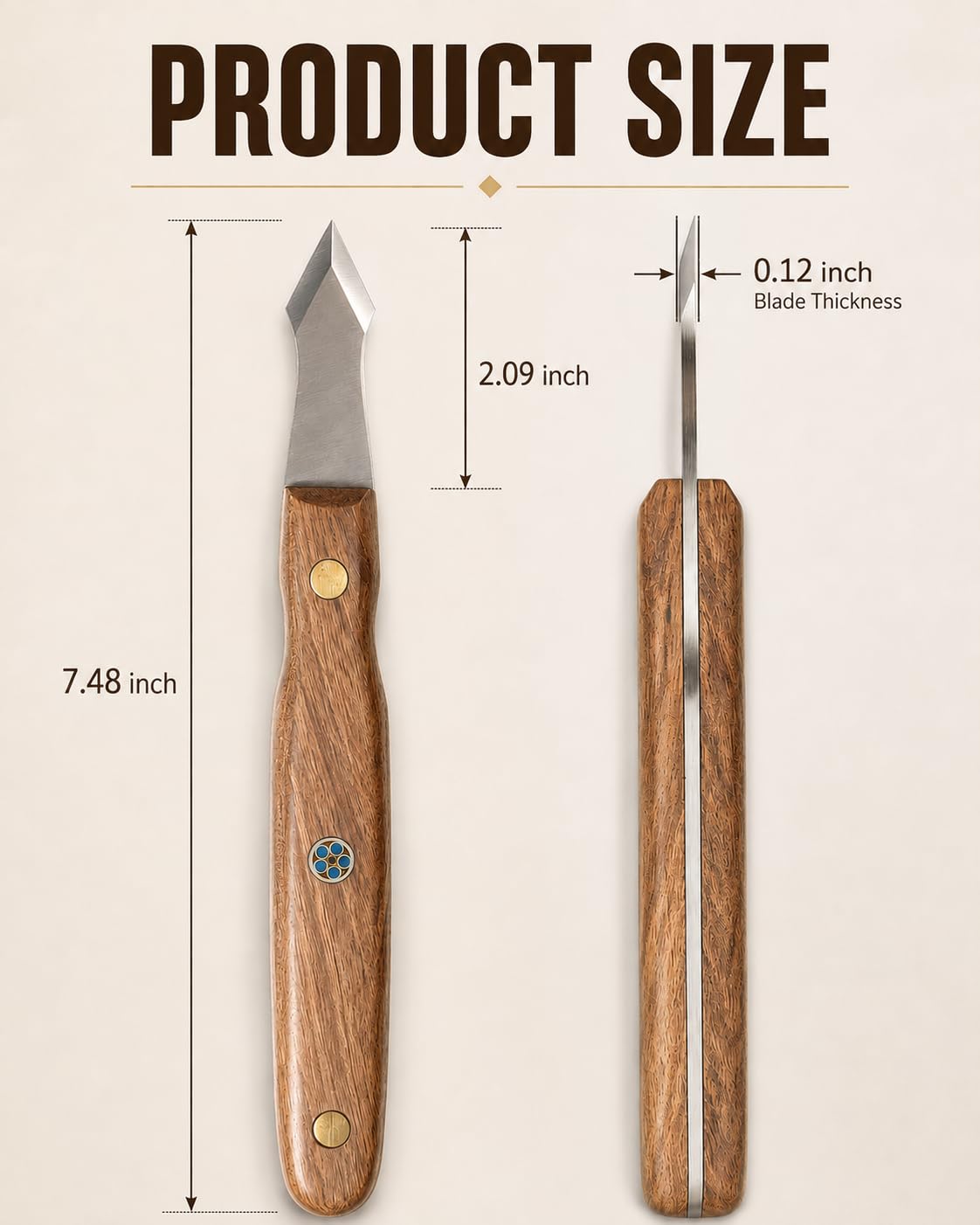 Marking Knife for Woodworking, Wood Marking Knife with High Carbon Steel — Amazon image 4
