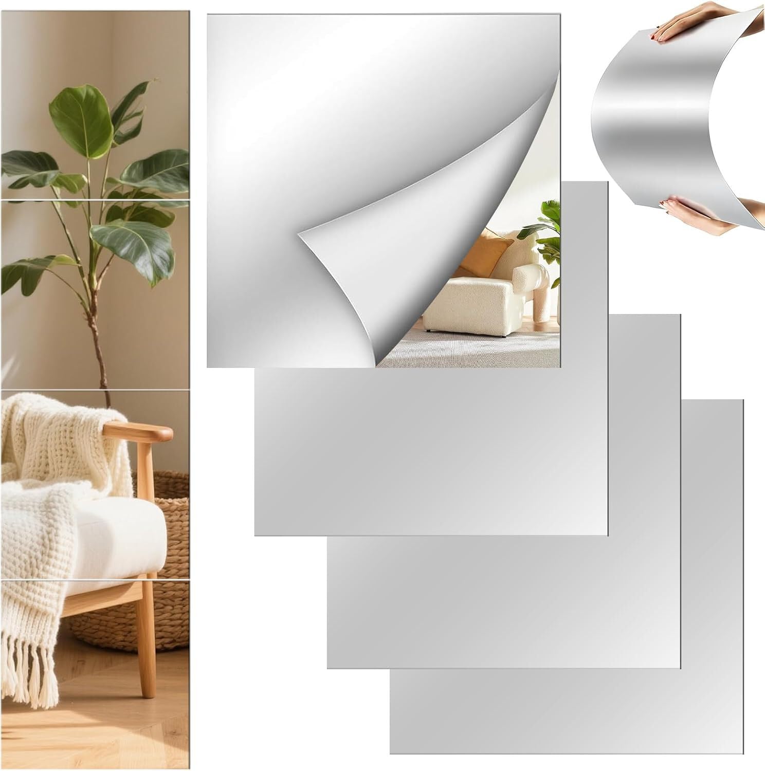 mophrati Luxurious Armchair Fluffy Blanket Grey And White Tassel Throw Blanket Enhancing Living Room Vibes Chairs Living Room