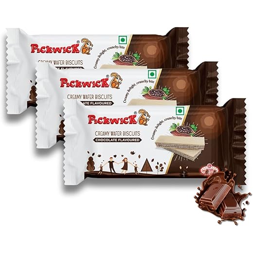 Pickwick Wafer Biscuits Chocolate Combo Pack 75g x3