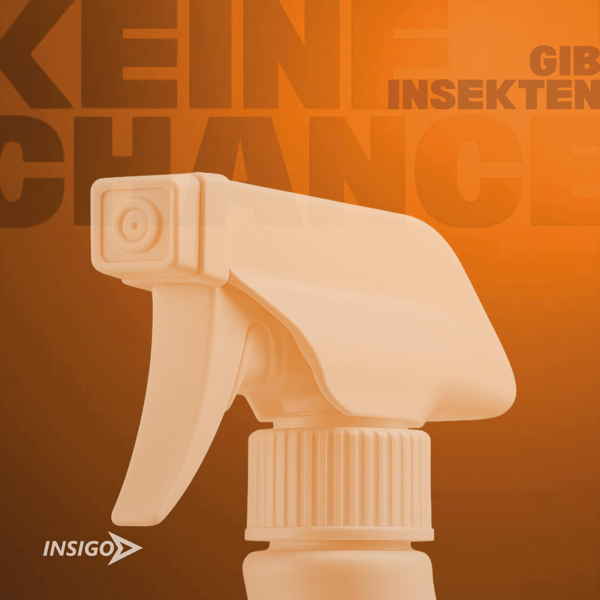INSIGO Zecken Spray 1L Sprühflasche - Zeckenmittel mit mechanischer Wirkung - Effektive Abwehr für Zecken und Larven - Zecken Spray mit Sofortwirkung