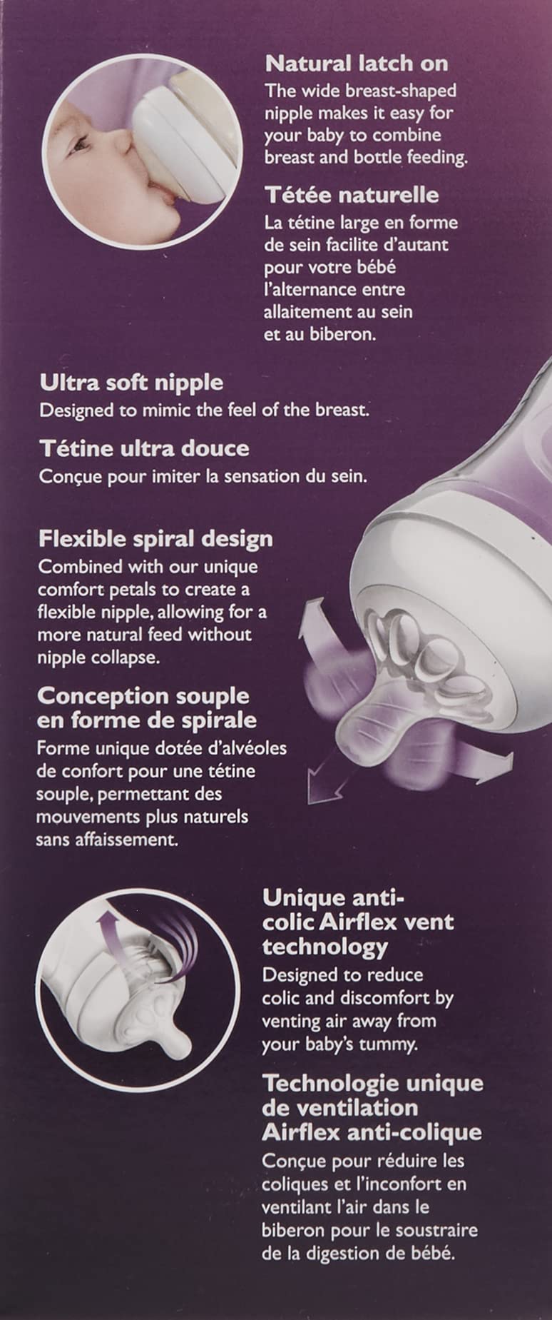 Philips AVENT SCF013/27 biberon 260 ml Polipropilene (PP) Trasparente