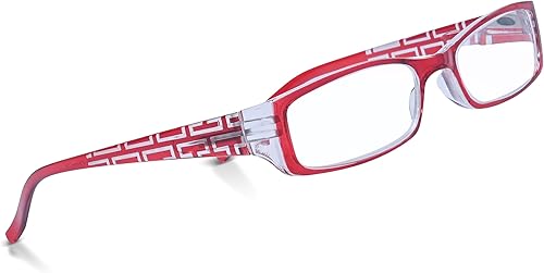 In Style Eyes Los altos vidrios de lectura de la ampliación de la fuerza estupendos, diseño dominante griego grabado al agua fuerte laser