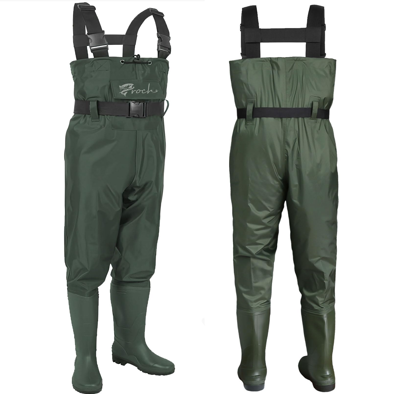 Croch Waders imperméables homme femme bottes caoutchouc pêche plein air
