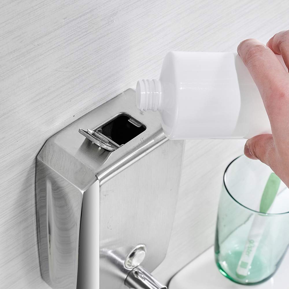 Dozownik mydła Dozownik mydła w płynie Dozownik ścienny 500 ml Dozownik mydła w płynie do łazienki Nowoczesny prysznic balsam szampon