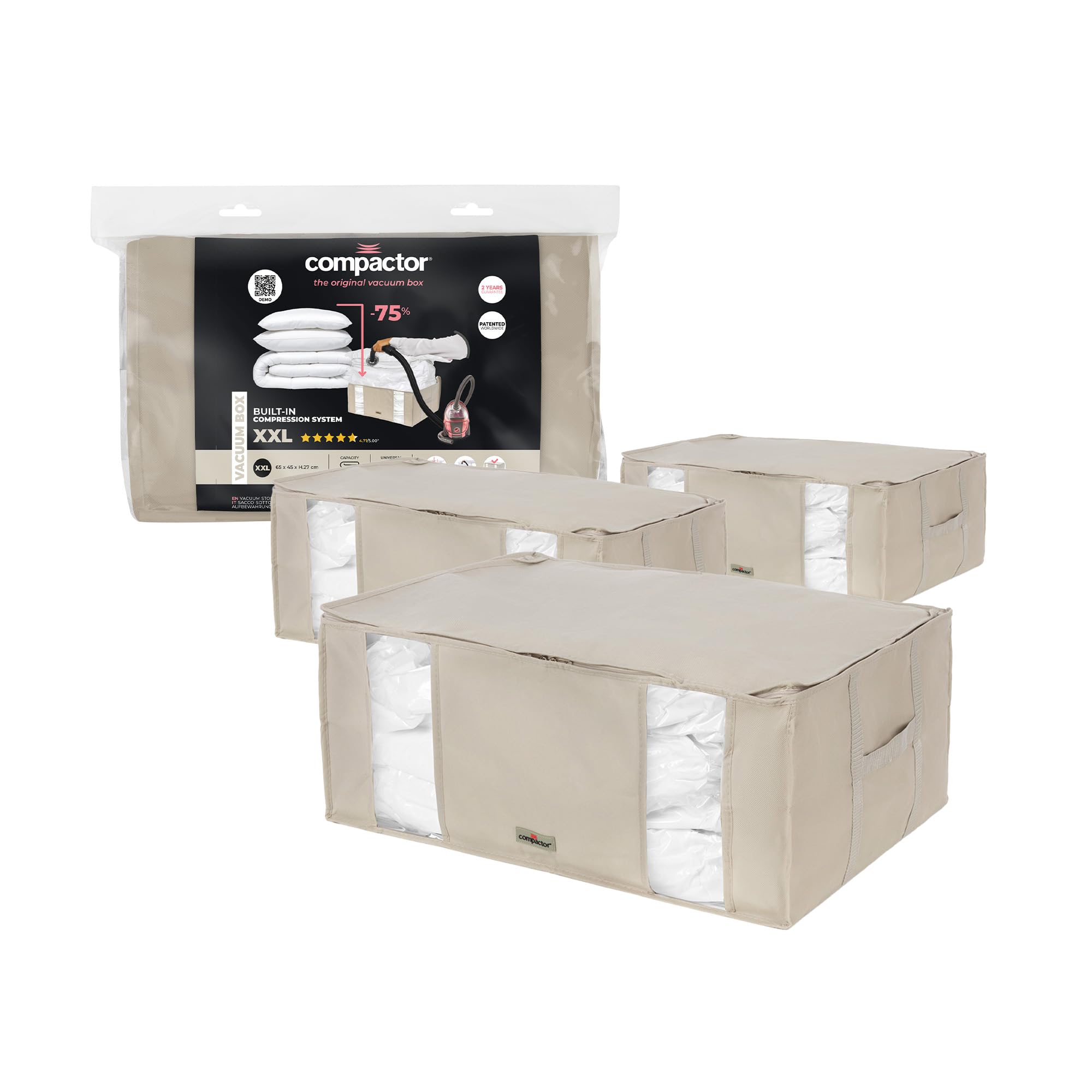 Copactor - Sac De Rangeent Réutilisable Lot De 3 Housses 210 Litres