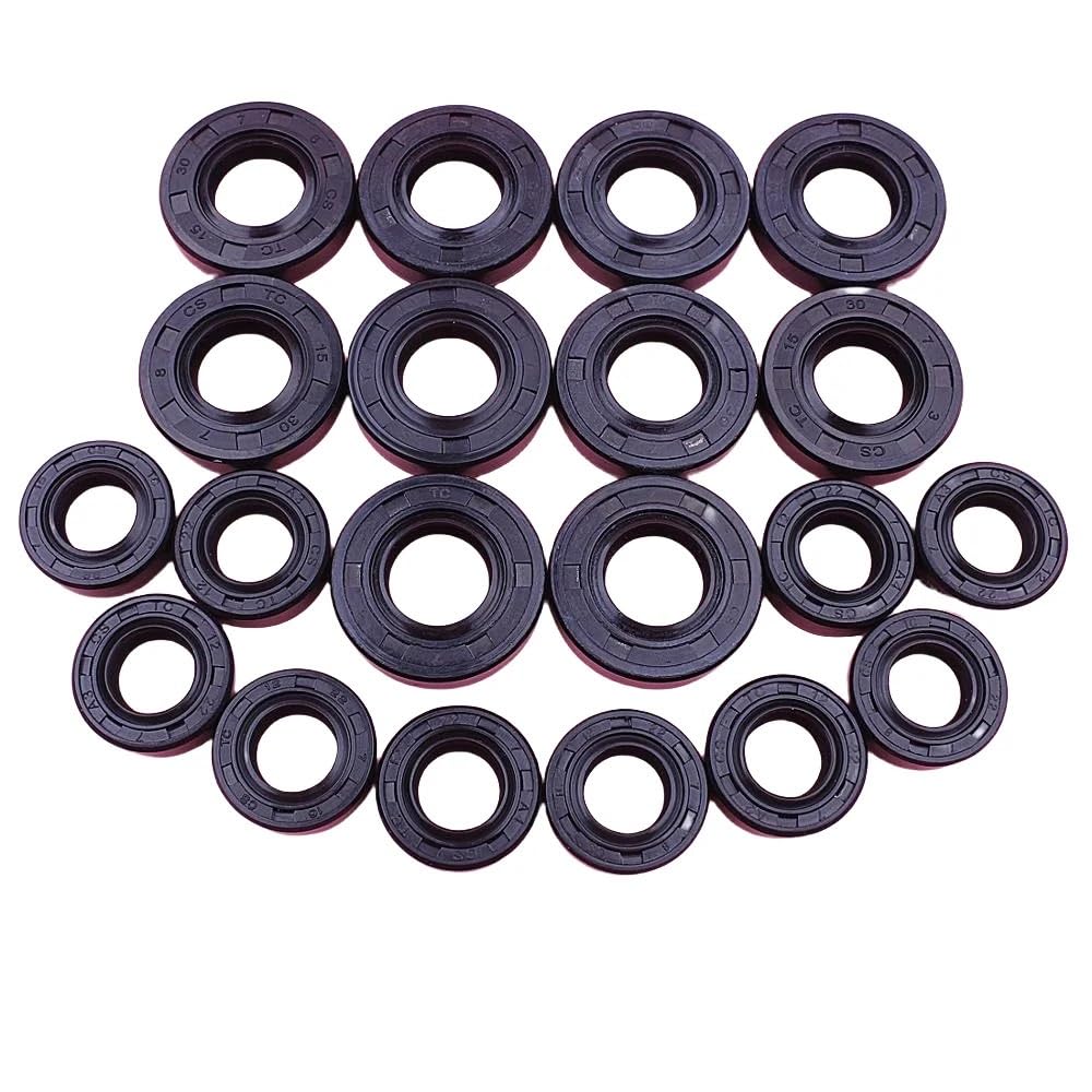 Kit di guarnizioni per albero motore 10 X per decespugliatore CG430 40-5 Trimmer 15x30x7, 12x22x7