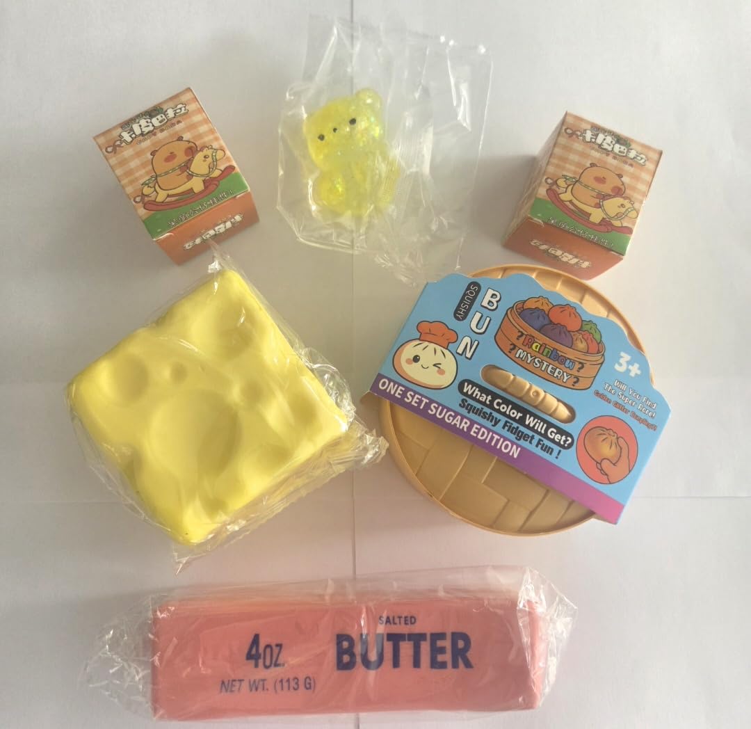 Squishy Fidget Toy Bundle, Squishy dumpling Sensory Squeeze Toys, stress