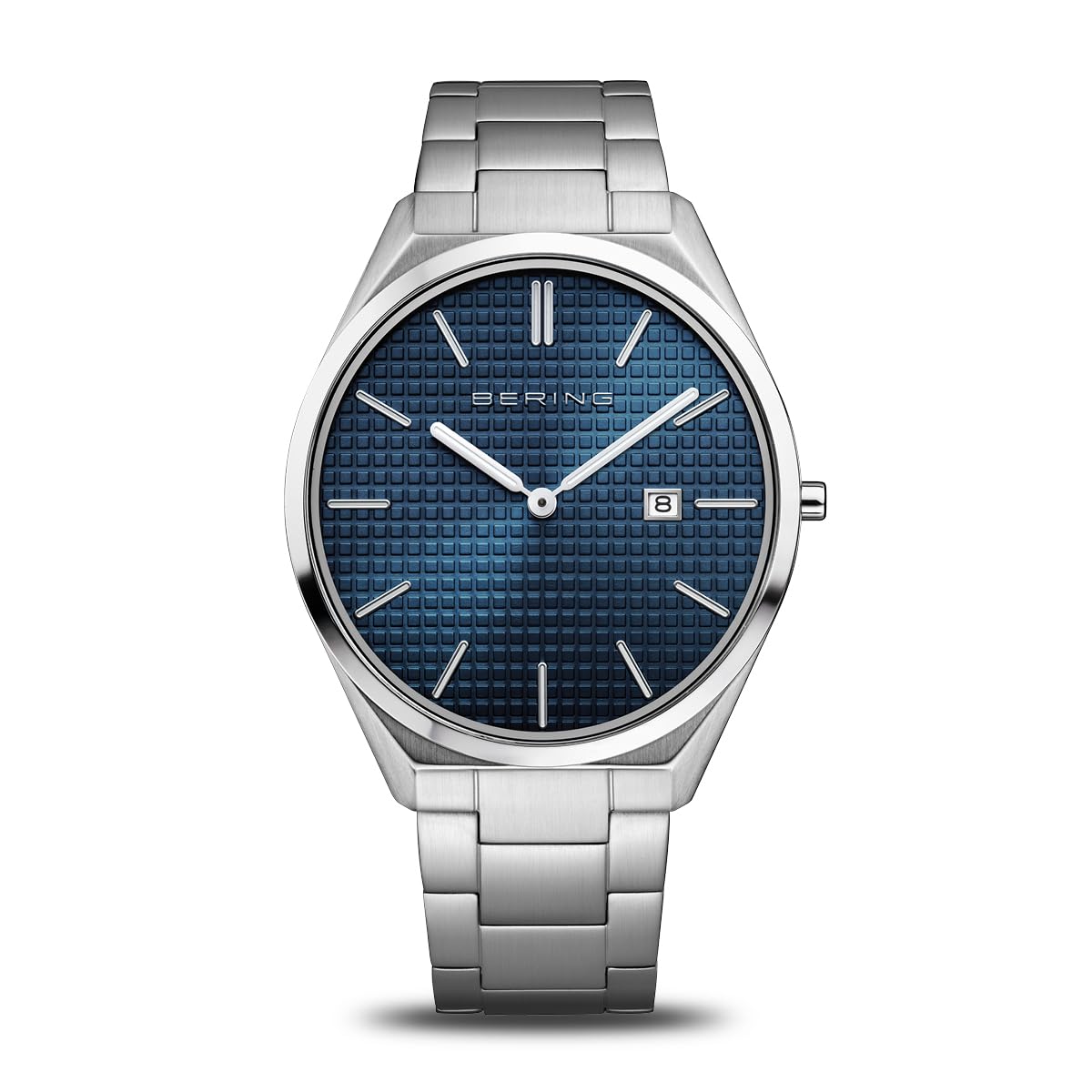 BERING Herren Uhr Quarz Movement - Ultra Slim Collection mit Edelstahl und Saphirglas 17240-707