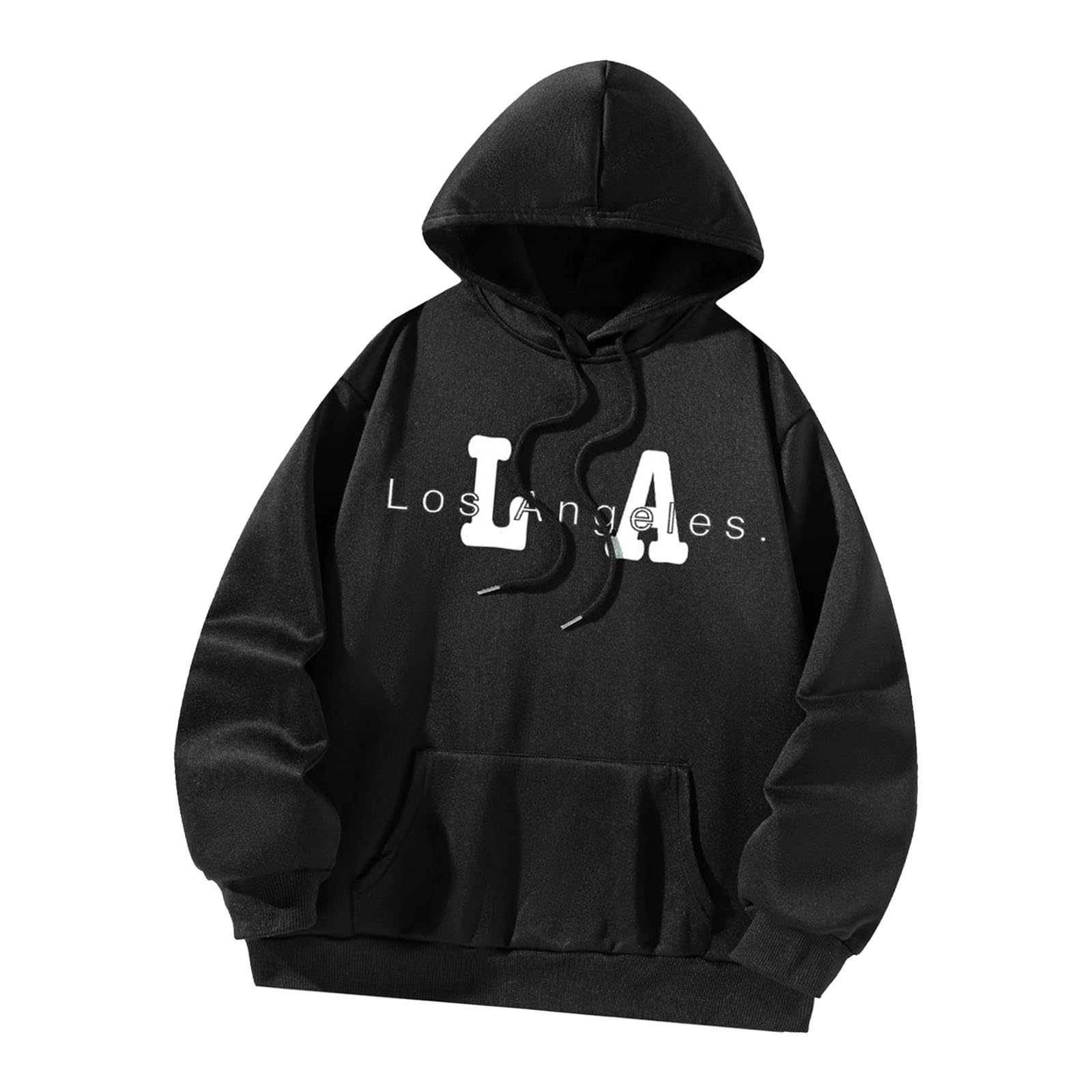 Causal Drawstring Hoodie Men Women Clothing Soft for Beach Household Fishing XXL-image-21