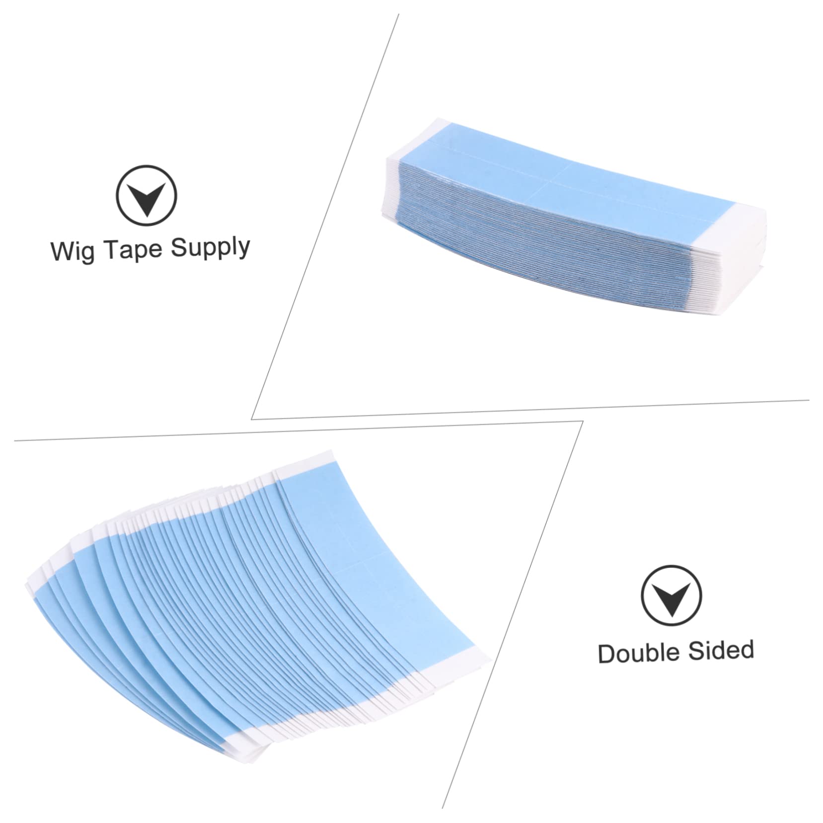 Healeved 36pcs Double-Sided Tape Wig Lace Front Support Adhesive Hair Extension Tape