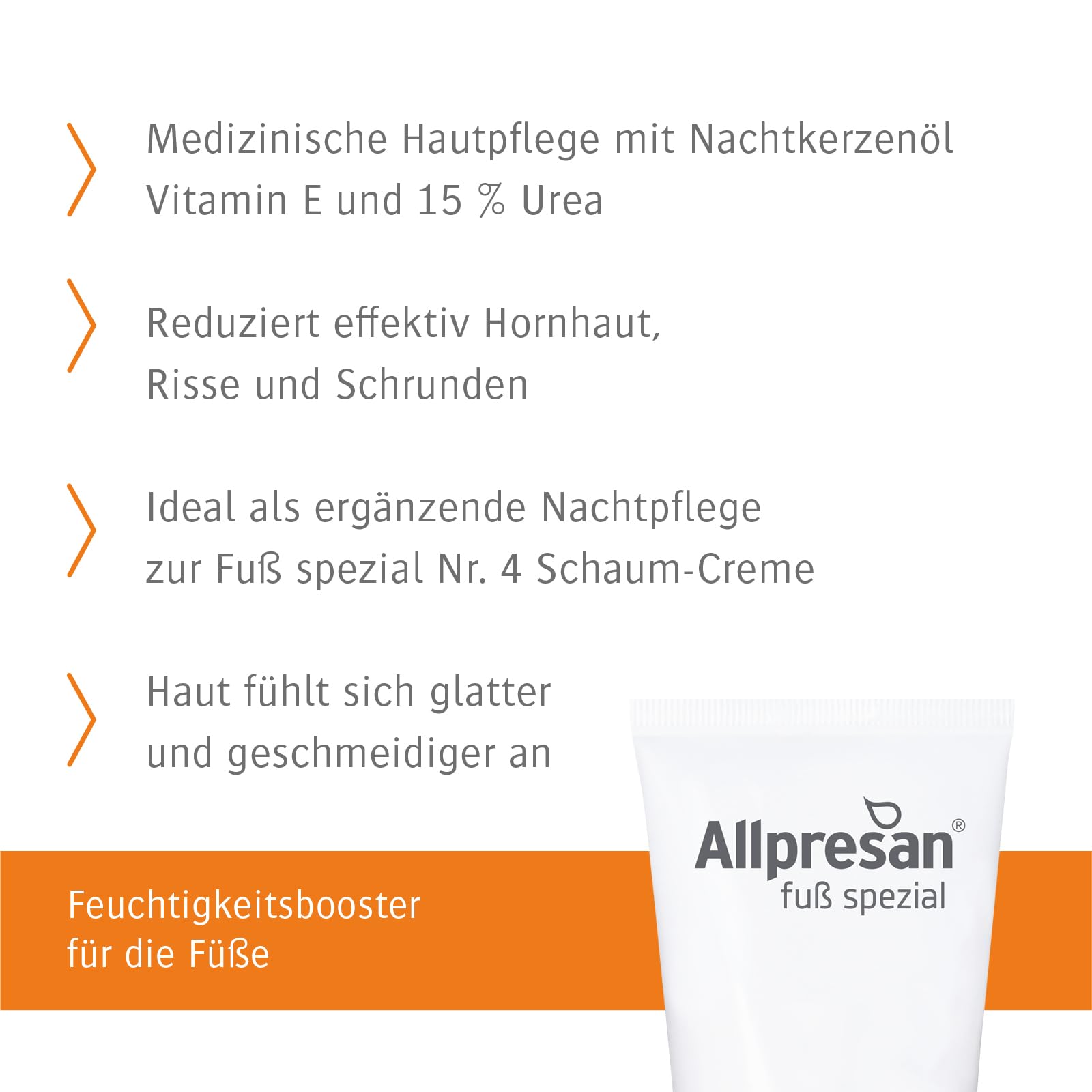 Allpresan Fuß spezial Lipid-Salbe Nr. 4 Hornhaut und Schrunden, 125 ml Ungüento