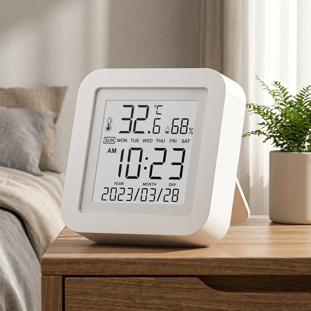 Sensor WiFi Temperatura y Humedad para inteligente 6.5cm Sensor(White)