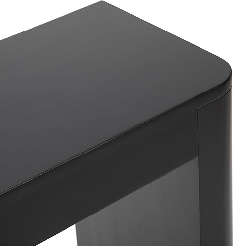 Miniatura 6 de Mesa consola redonda moderna (46 pulgadas46.063 in), color negro