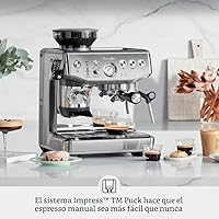 Vista 2 de Breville Barista Express Impress BES876BSS - Máquina de café expreso, acero inoxidable cepillado