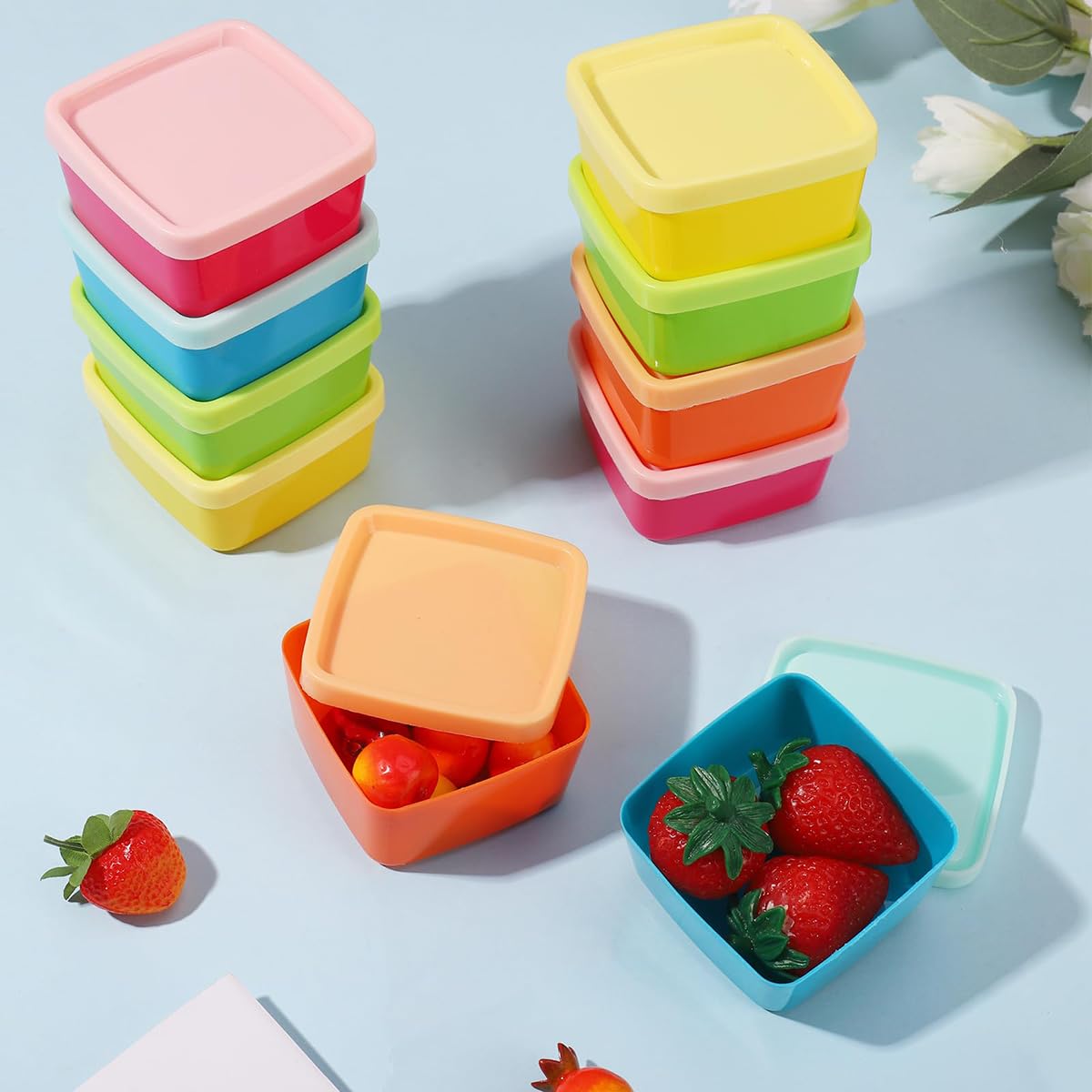 Amazon｜おかずカップ 10個セット 35ml ミニタッパー フルーツケース