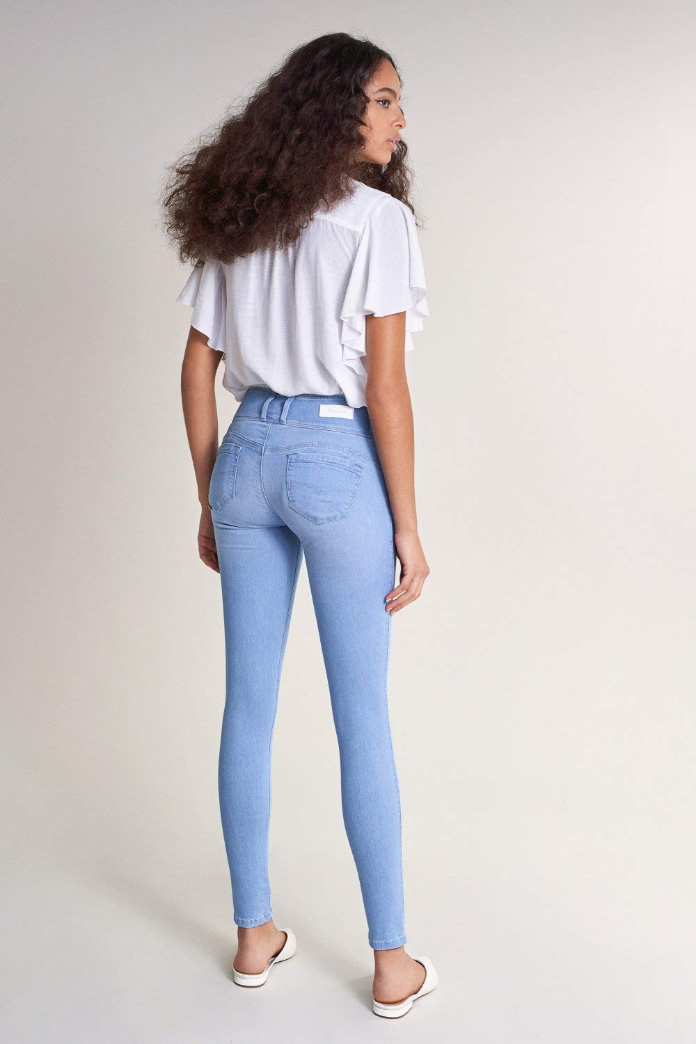 Salsa Jeans Mystery Push Up Skinny in Denim Chiaro