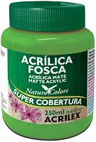 Tinta Acrílica Fosca - Nature Colors Acrilex 250 ml Verde Folha - 510