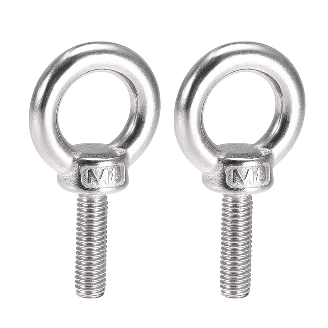 Amazon | uxcell アイボルト M8 ねじボルト 30mm ステンレス鋼