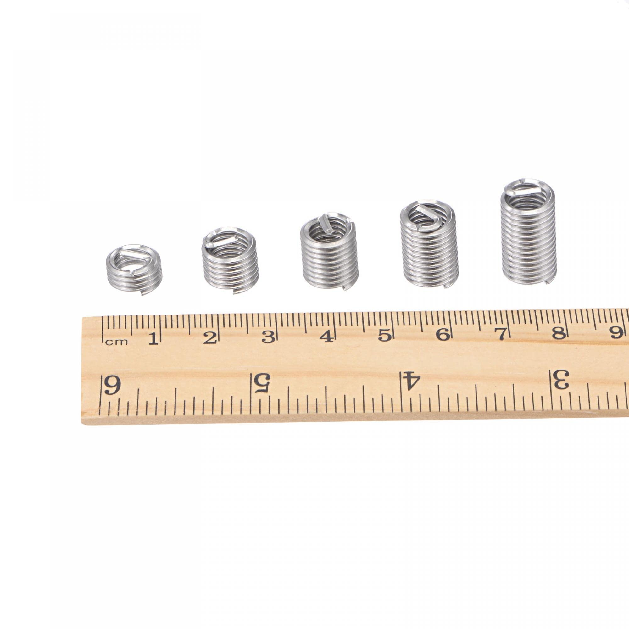 uxcell Wire Thread Inserts 5/16-18 UNC 2.5D 304 Stainless