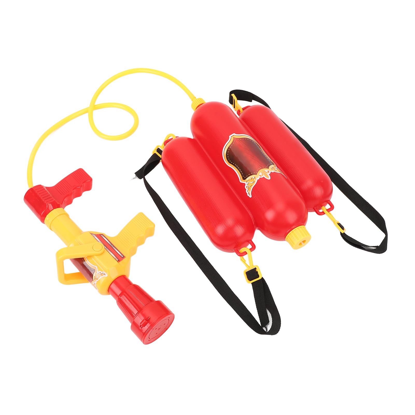 Yctze Jouets de Sac à Dos de Pompier, Jouets Multifonctionnels de Sac à Dos de Pompier de Simulation pour Enfants et Tout-Petits, de à de , Jouet de Plage de Buse de à de , Extincteur à