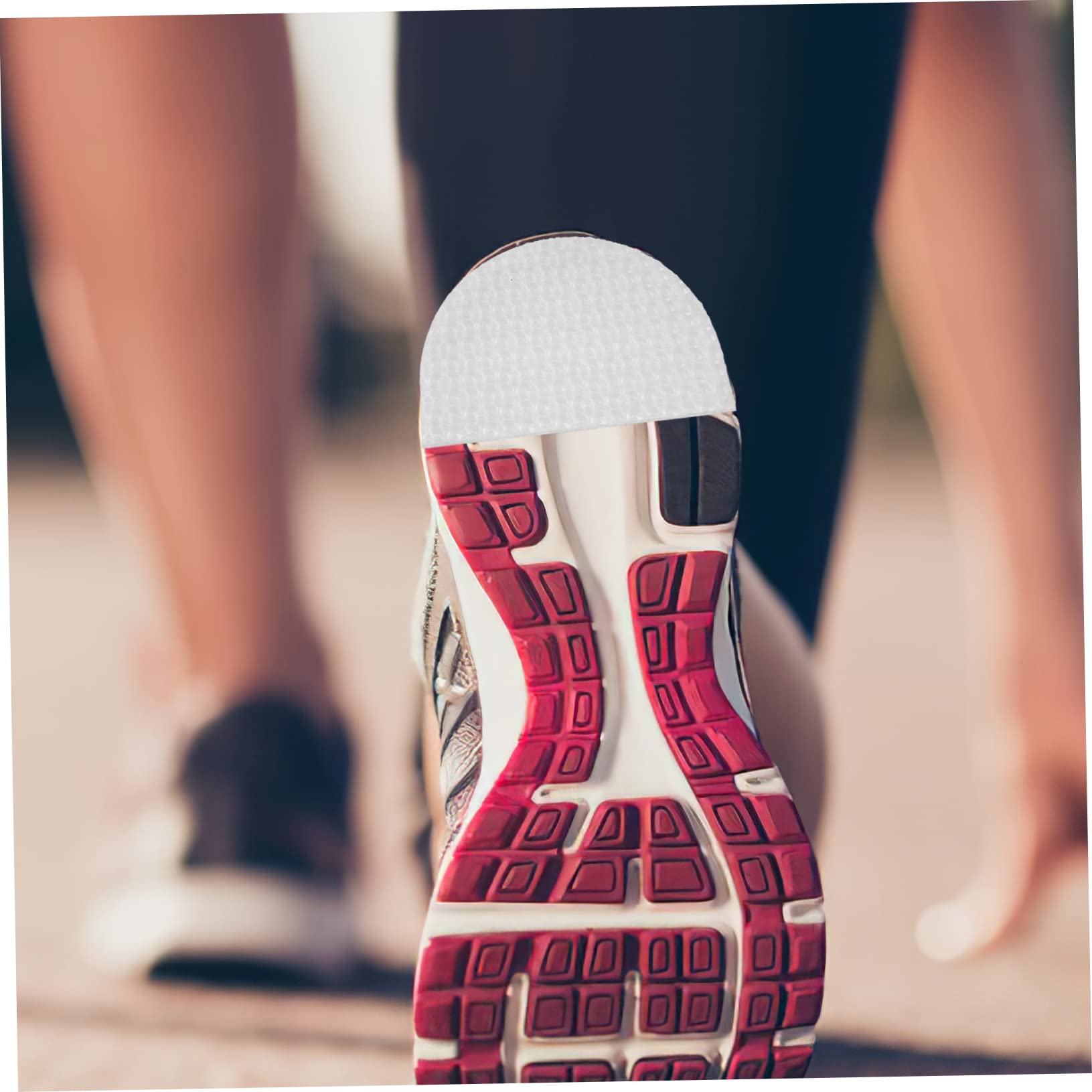 Cabilock 5pares Almohadillas Antideslizantes Para Zapatos De De Caucho Reducción De Ruido Auto-adhesivas Para Zapatillas y Zapatos De Transparente Cortables
