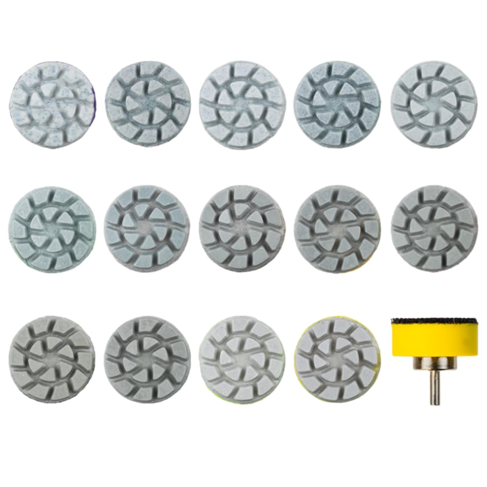Wasserschleifscheiben 50–10.000, Mini-Diamant-Polierpad-Set for feine Schleifkörnung