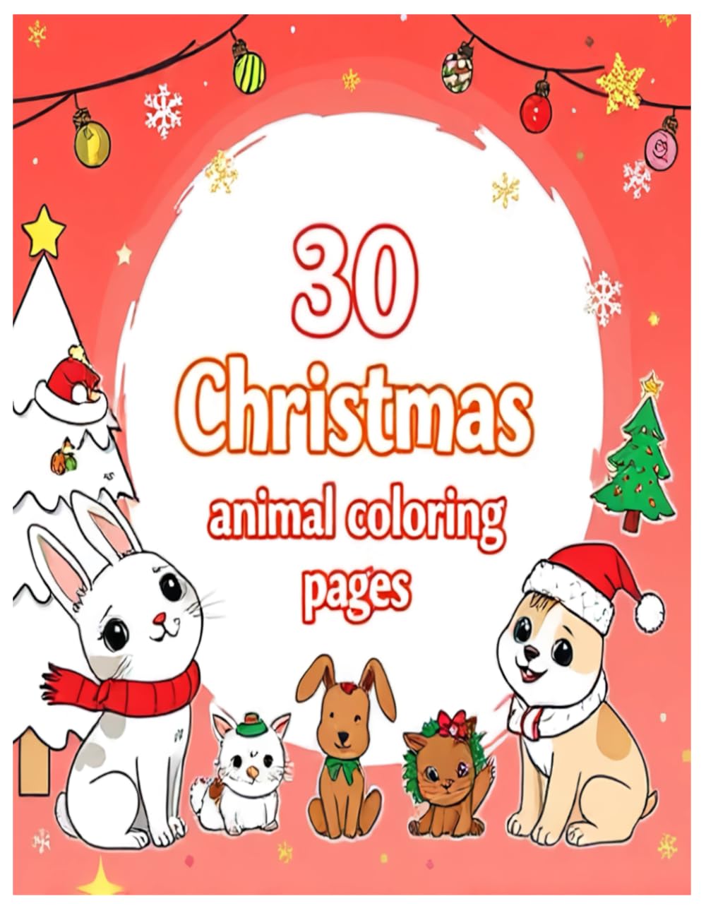 30 Christmas Animal Coloring Pages – Magical Holiday Fun for Kids