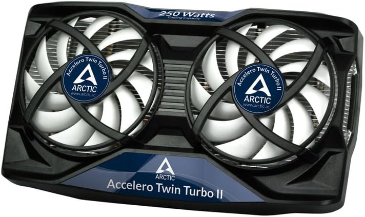 ARCTIC Accelero Twin Turbo II VGA Cooler - nVidia & AMD, Dual Quiet 92mm PWM Fans, SLI/CrossFire
