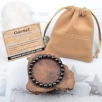 Vista 604 de MASSIVE BEADS Pulsera elástica de yoga hecha a mano con piedra natural, cristal curativo, energía, regalos para adultos unisex de 0.157 in, 0.236