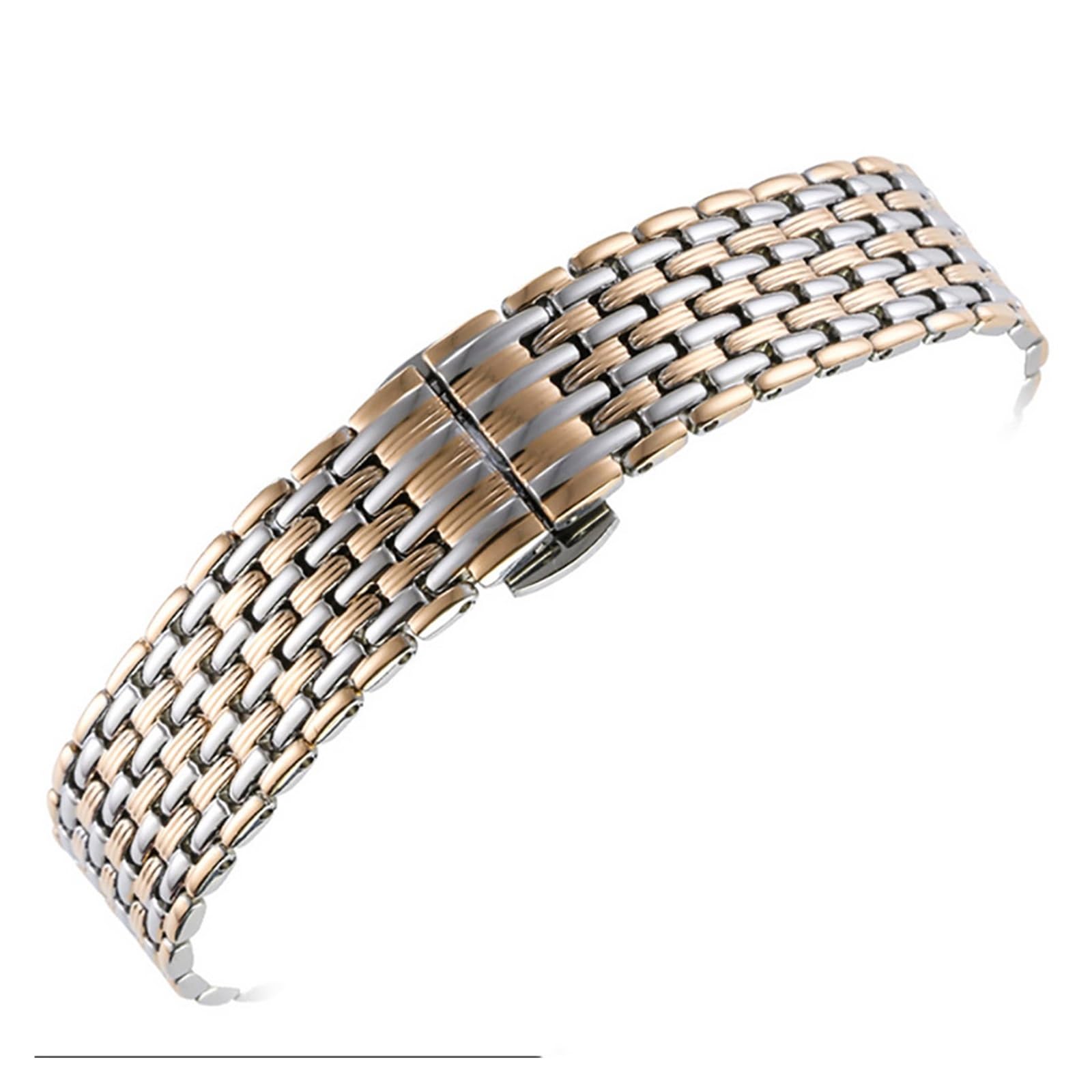 XILLHC Accessoires De Bracelet De Montre En Acier Inoxydable Massif