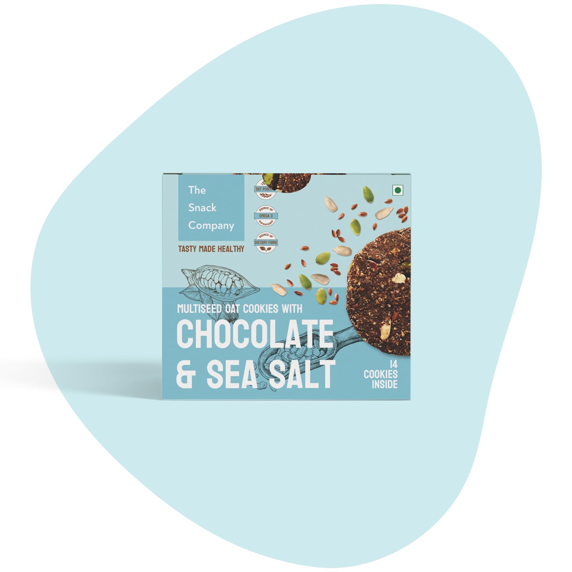 See full amazon price history chart for The Snack Company Healthy Multi Seed - Chocolate Sea salt cookies I for Tea time I 32% Seeds I No Maida I No Artificial Sweetener I No Preservatives I No Trans fats I 210 G I 14 Cookies The Snack Company Healthy Multi Seed - Chocolate Sea salt cookies I for Tea time I 32% Seeds I No Maida I No Artificial Sweetener I No Preservatives I No Trans fats I 210 G I 14 Cookies (B0BLV67VNT) Amazon Price History, Amazon Price Tracker