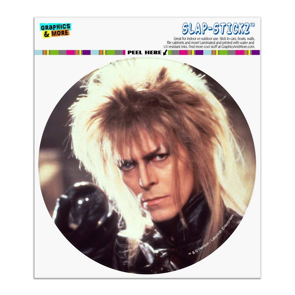 Labyrinth Goblin King Crystal Ball David Bowie Jareth Automotive Car Window Locker Circle Bumper Sticker