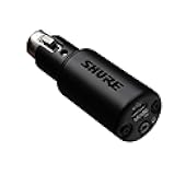 MVX2U XLR-to-USB Digital Interface with Headphone Jack, Integrated Pre-amp with 60dB Gain Control, Zero-Latency Monitoring, 48V Phantom Power, ShurePlus Desktop App, 1m USB-C Cable