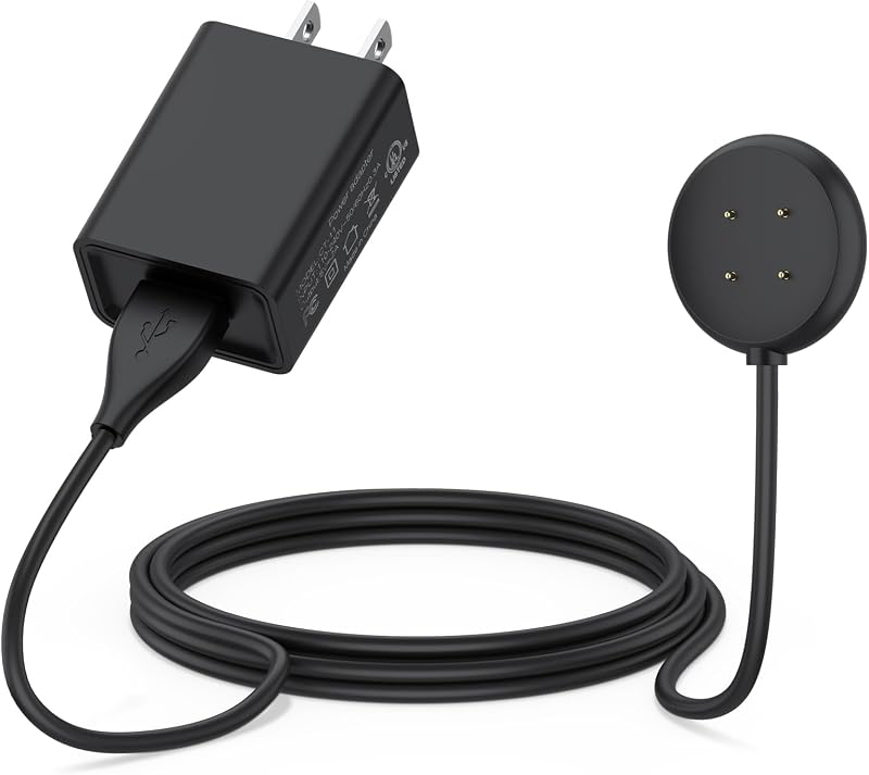 Vancle Fast Wall Charger for Google Pixel Watch 3 / Pixel Watch 2 Charger, Replacement USB Charging Cable Cord Magnetic Dock Stand for Pixel 2/3 (Black)