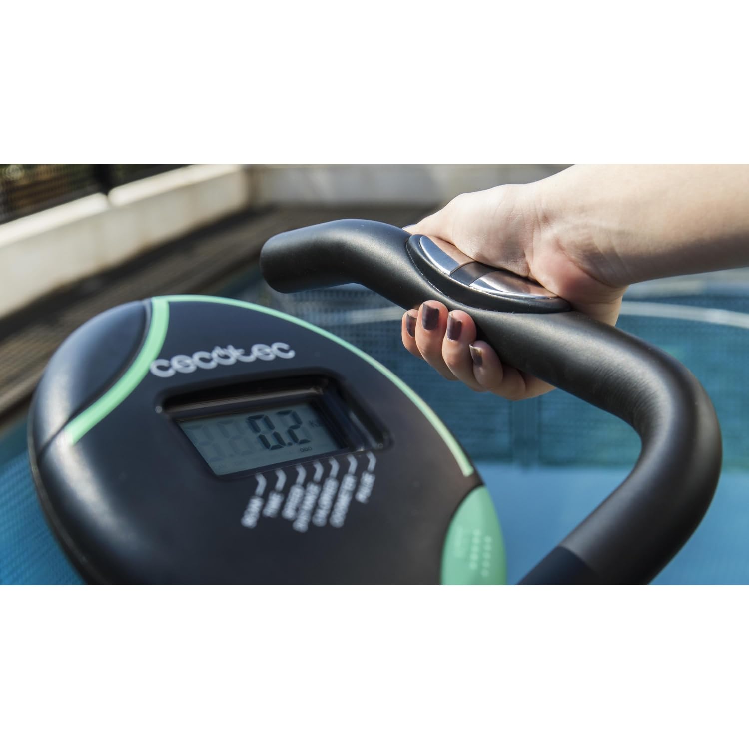 Cecotec Rower treningowy, składany, z oparciem z kołem zamachowym