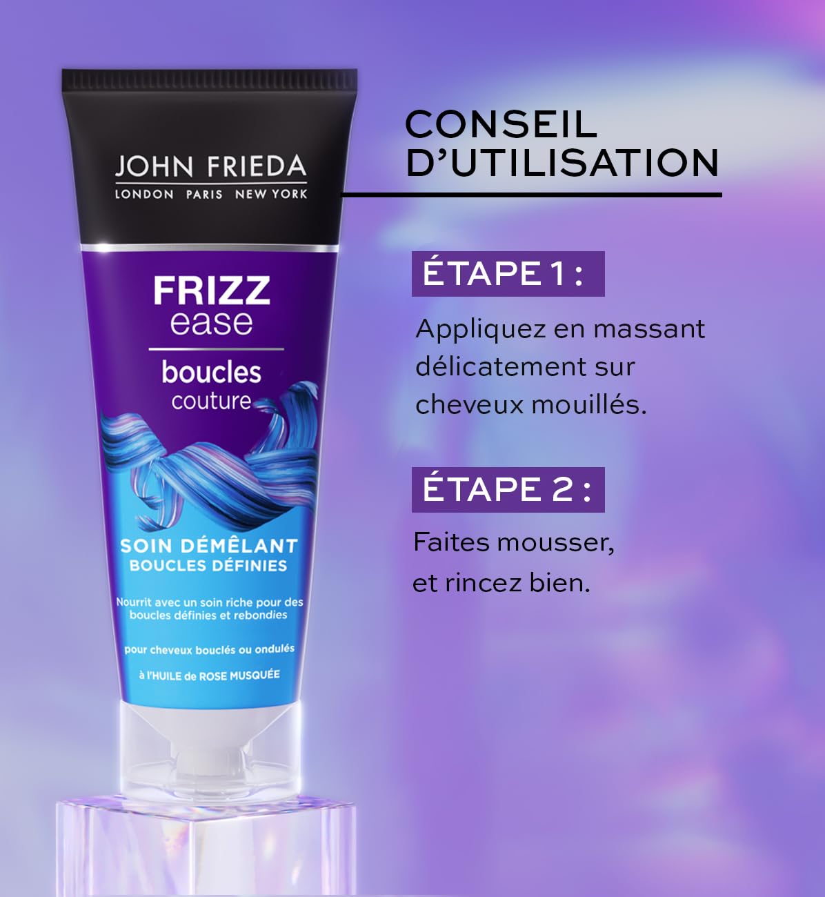 JOHN FRIEDA Frizz Ease Boucles Couture Soin Démêlant 250 ml