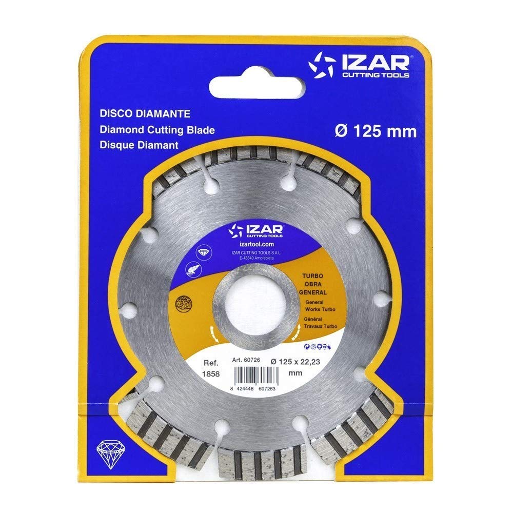 Izar 1858 - Disco diamante turbo obra general 230x10mm