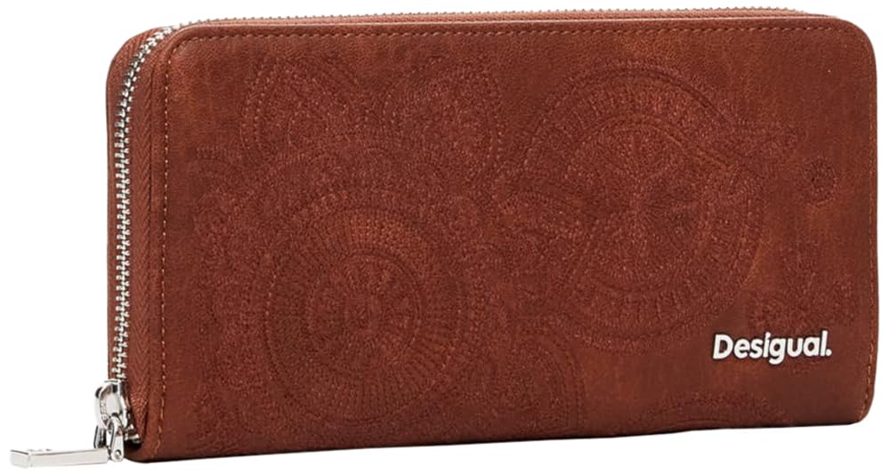 Desigual Women's Mone_Dejavu Fiona Bi-Fold Wallet, MARRón, 0