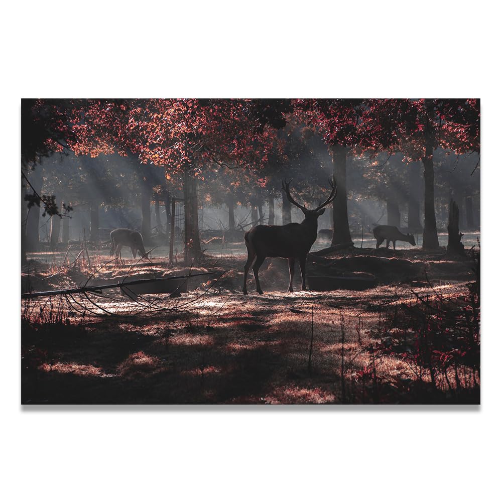 VHdfgTY ForagingNature Landscape Wall Art Canvas Mountain Scenery Print Home Decoration 70x105cm Unframed