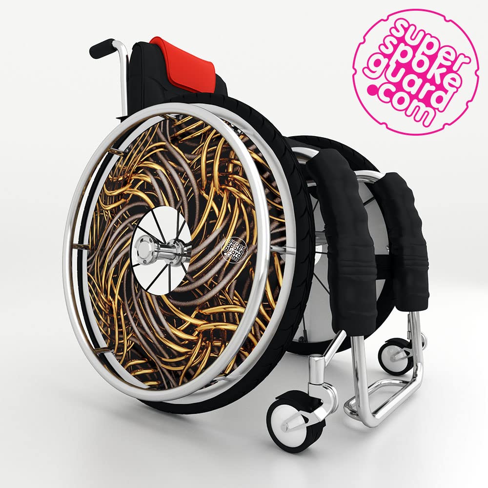 20'' Protectores de radios para sillas de ruedas A-235 (par)