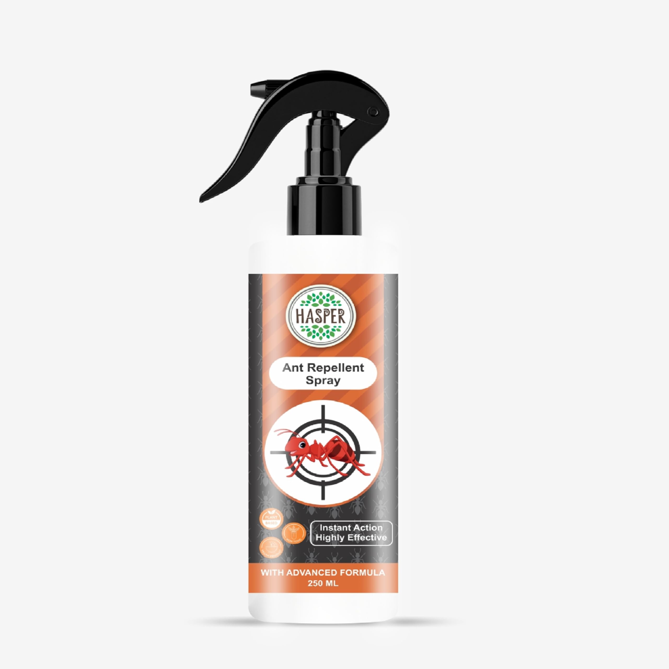 Hasper Instant Ant Repellent Spray - 250ml | for Home Kitchen Office Garden Use | Made with Essential Oils | Effective Against Black and Red Ants | Removes Entire Ant Infestation | Powerful Ant Repellent for Home-image-35