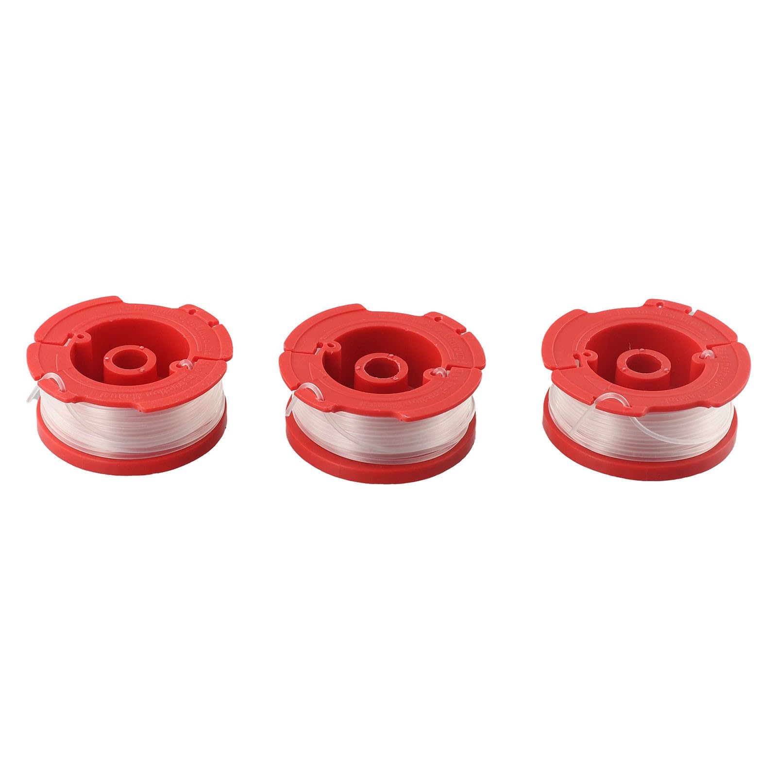 Lot de 3 bobines de rechange pour débroussailleuse Craftsman CMCST910 CNCST910 CMESTA900 CMESTE920, 1,7 cm x 9,6 m, fil en nylon, rouge