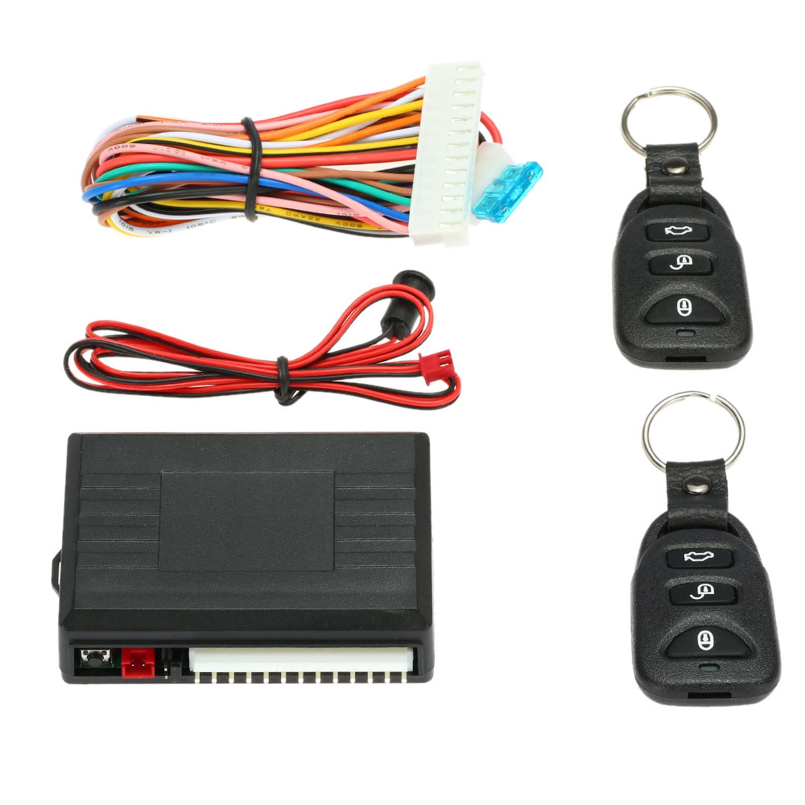 Shkalacar Blocco centralizzato kit di custodia telecomando centrale universale sistema ingresso senza chiave con serratura porta auto pulsante sblocco bagagliaio