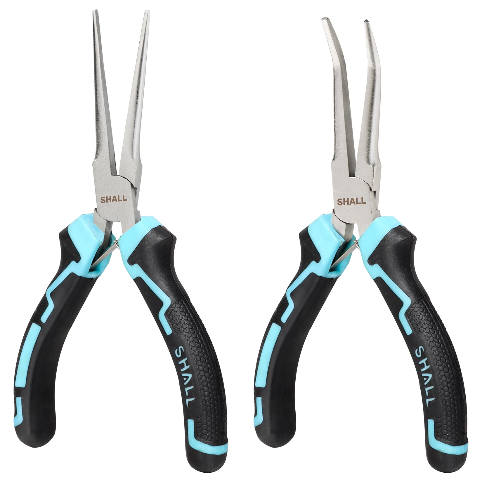 SHALL Mini Radio Pliers Set, 6 Inch Straight Bent