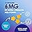 Melatonin Sleep Gummies 6mg - Sugar-Free Sleep Support Melatonin Gummy for Adults, Extra Strength Sleeping Gummy Supplement Supports Restful Sleep, Vegan, Tasty Orange Flavor, Zero Sugar - 60 Gummies