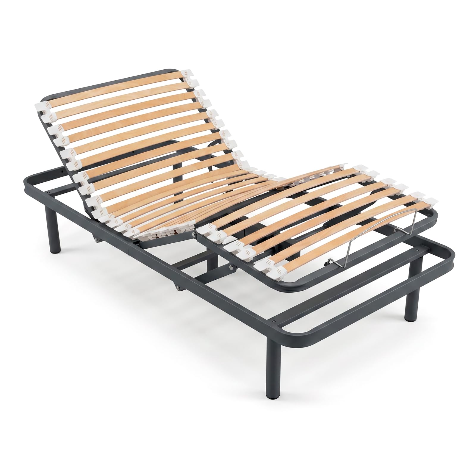 amuéblate Online - Pack Cama Eléctrica Articulada Atlas 90 x 190 cm con Colchón Viscoelástico Germania | Confort Premium, Adaptación Anatómica y Transpirabilidad
