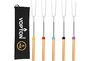 VOPTON Smores Roasting Sticks: For Unforgettable Campfire Creations