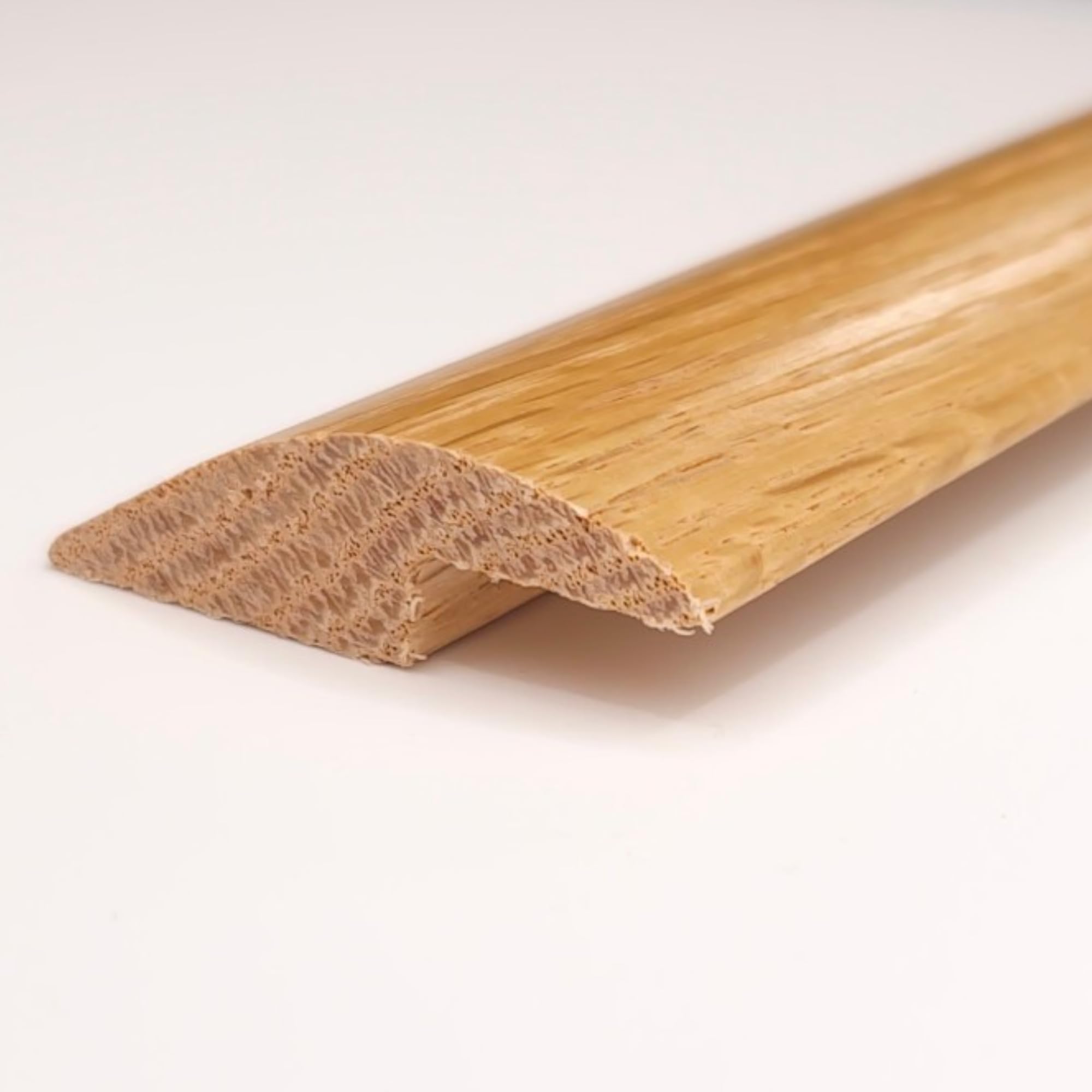 Project DIY® Solid Oak Ramp & Reducer Threshold Door Bar – 900mm x 42mm – 7mm Rebate Height – Premium Solid Oak R Section – Smooth Finish (Lacquered)