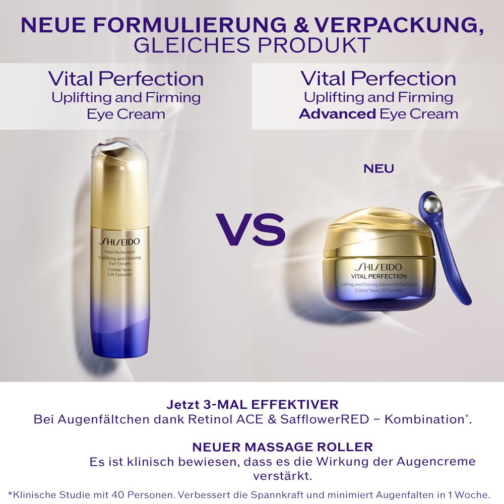 Shiseido l Vital Perfection Uplifting Firming Advanced Eye Cream l 15ml